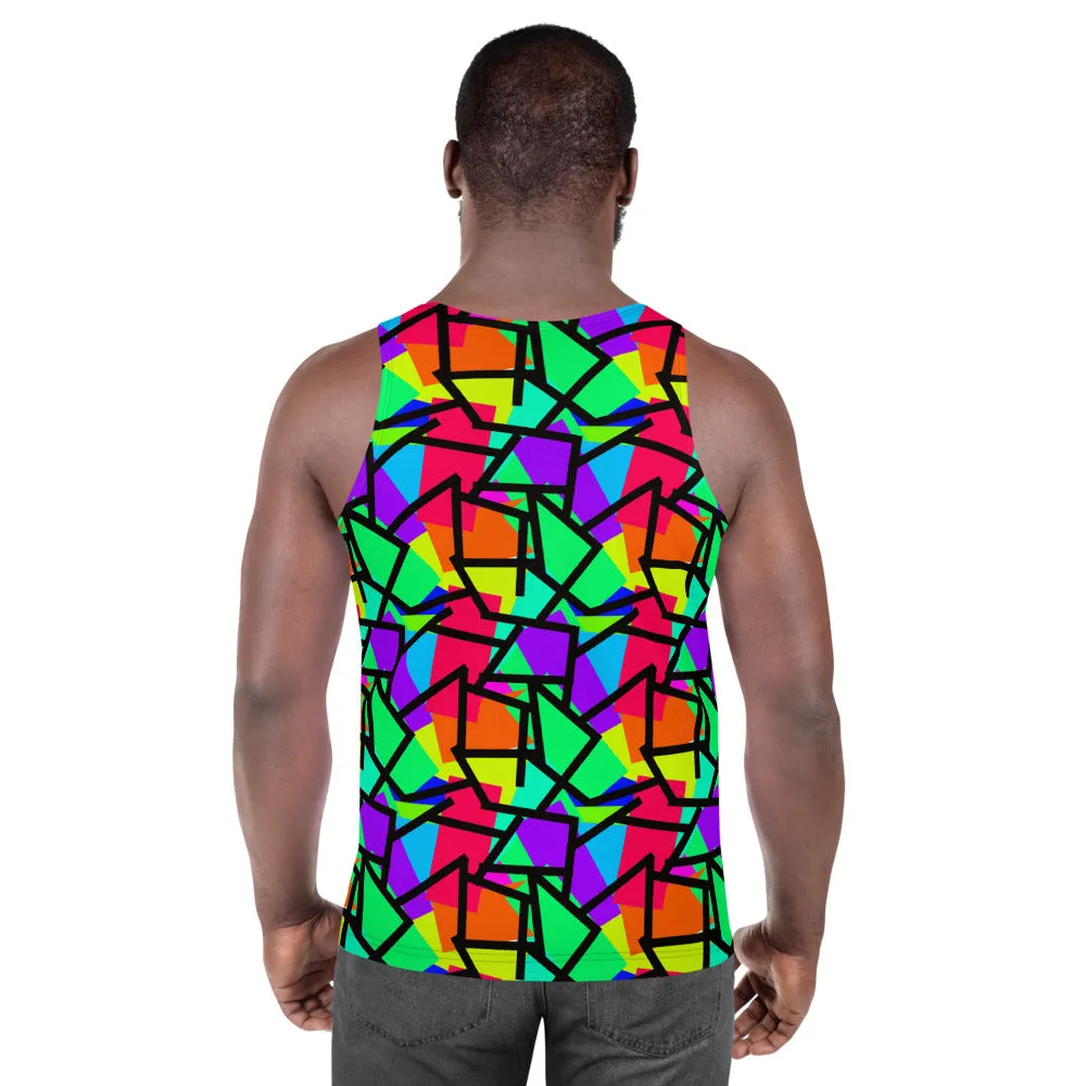 Mens Tank Top, Cupcake Diagonals