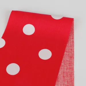 Minnie Spot Cotton / Rayon Twill - Red (pieces)