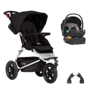 Mountain Buggy Urban Jungle Car Seat Bundle - Black (with FREE Adapter)