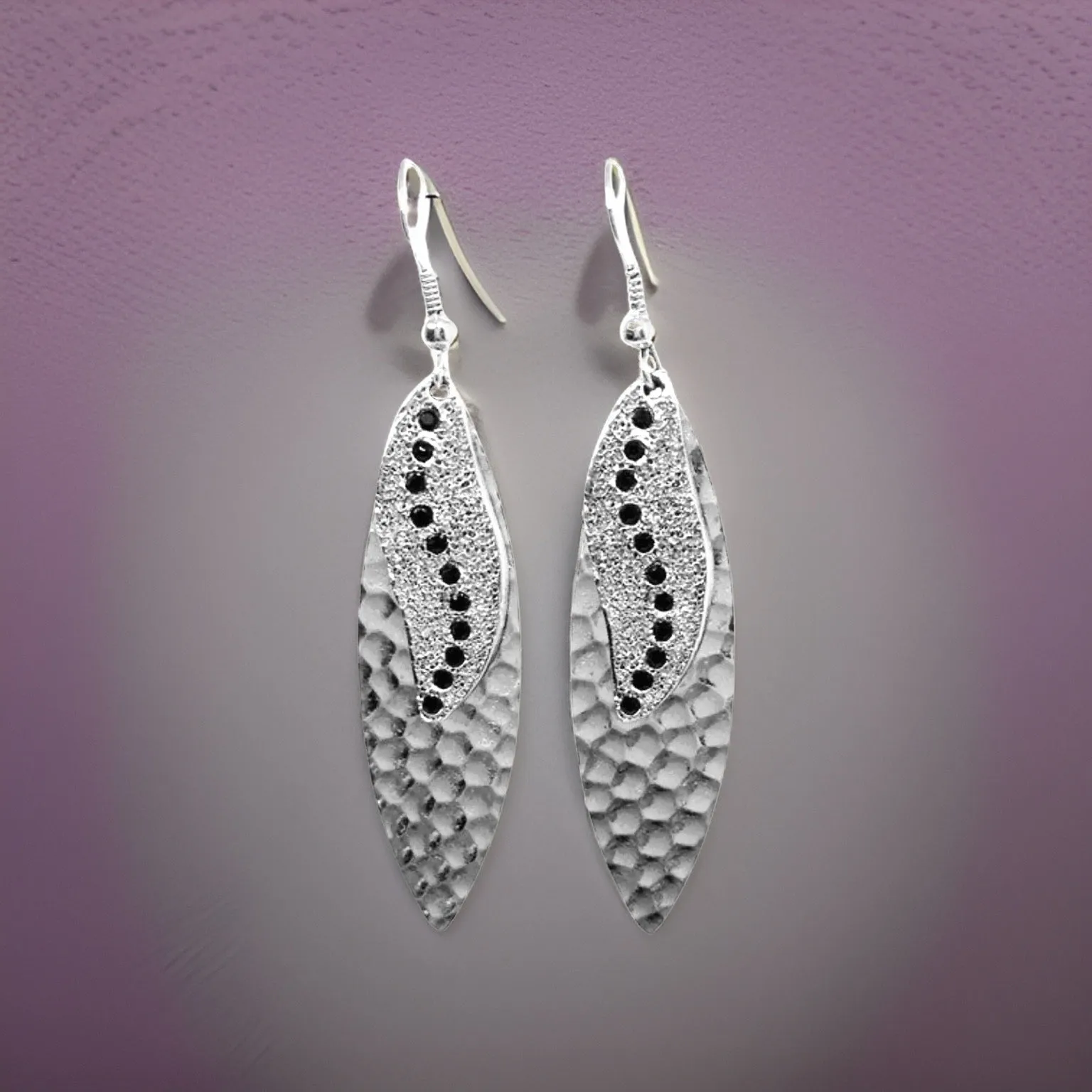Navette Sun Rays Earrings