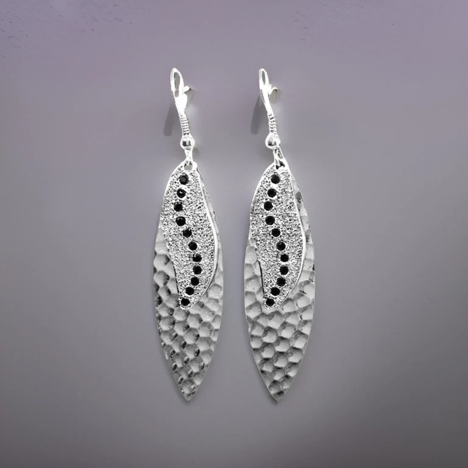 Navette Sun Rays Earrings