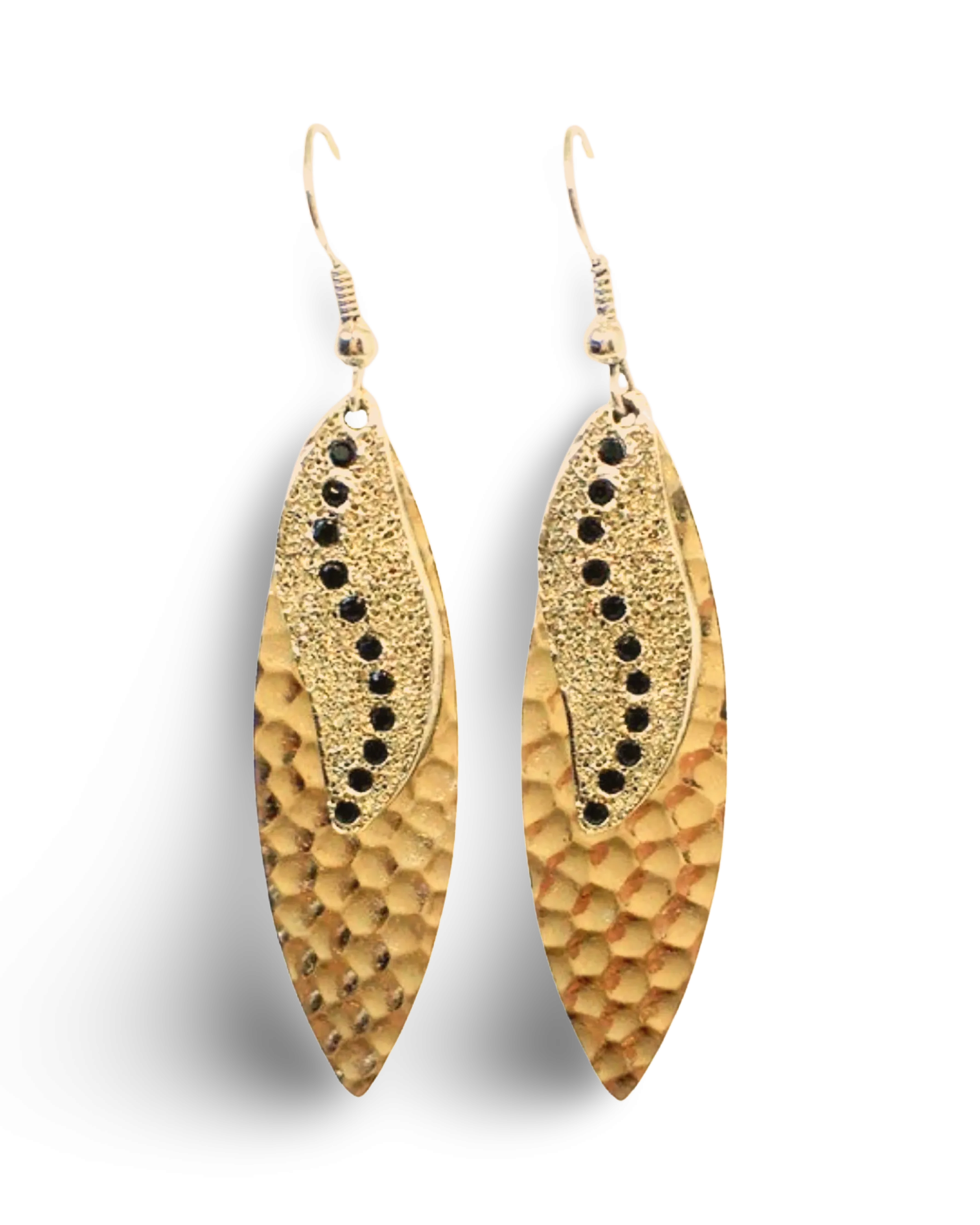Navette Sun Rays Earrings