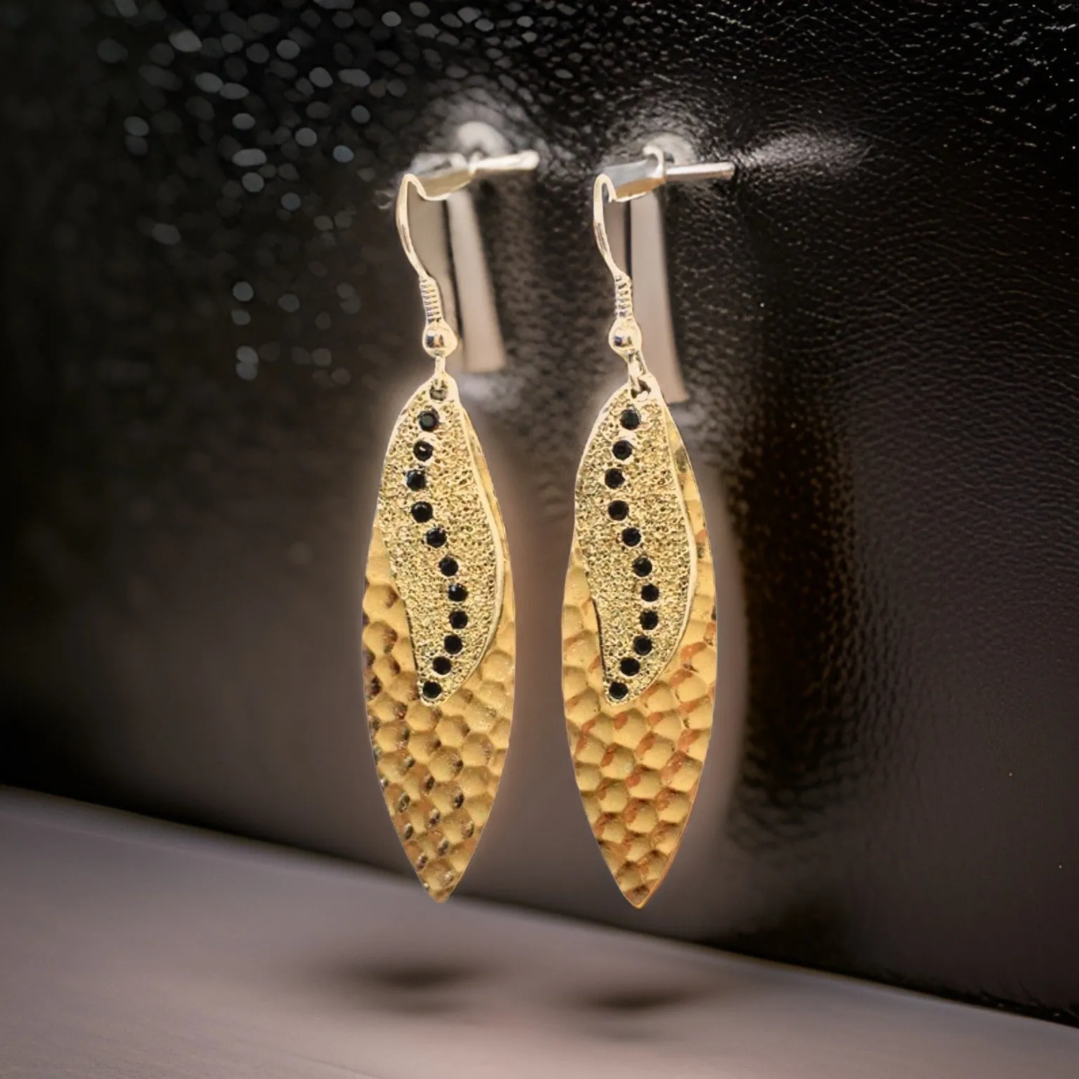Navette Sun Rays Earrings