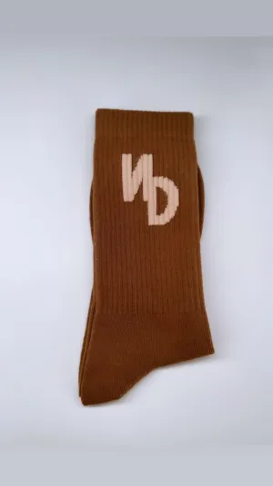 ND LOGO TERRY COTTON ATHLETIC SOCKS