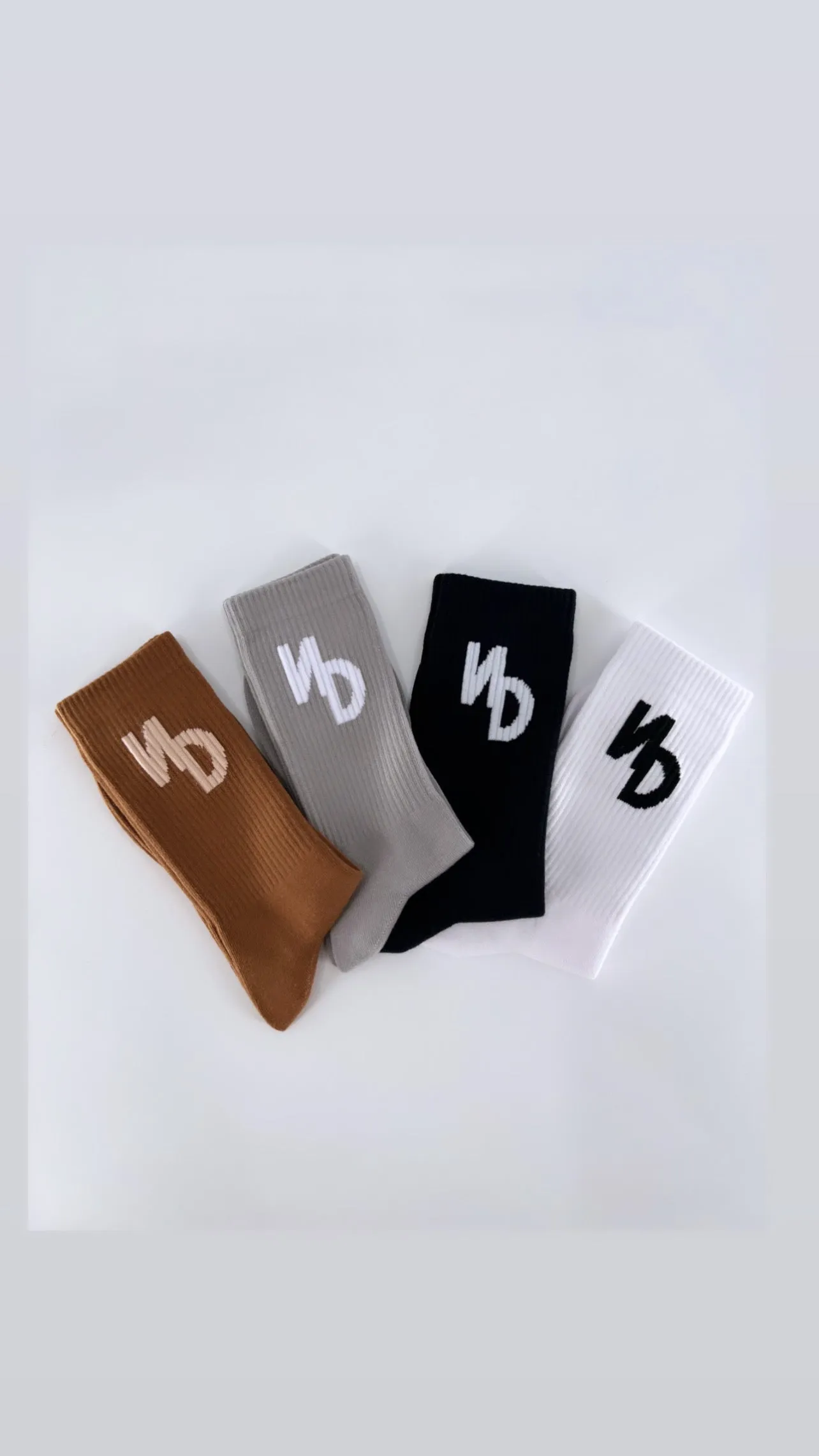 ND LOGO TERRY COTTON ATHLETIC SOCKS