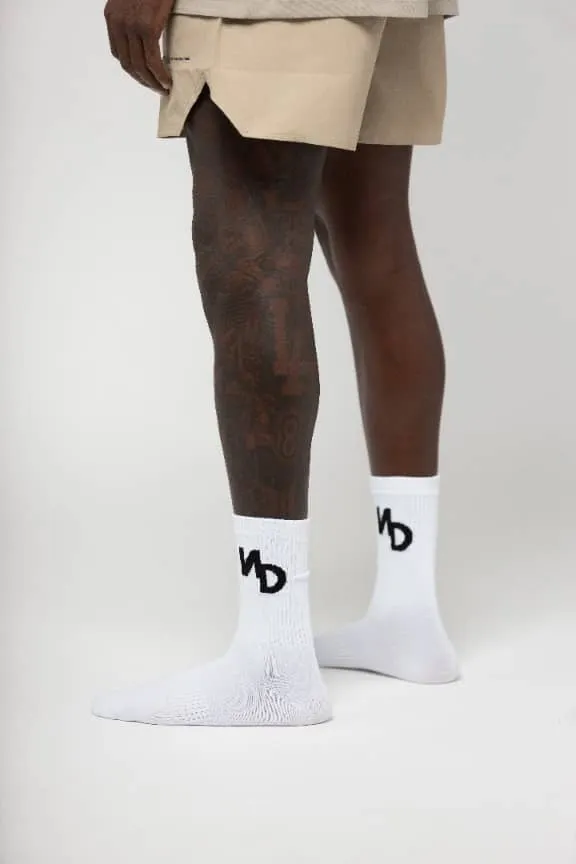 ND LOGO TERRY COTTON ATHLETIC SOCKS