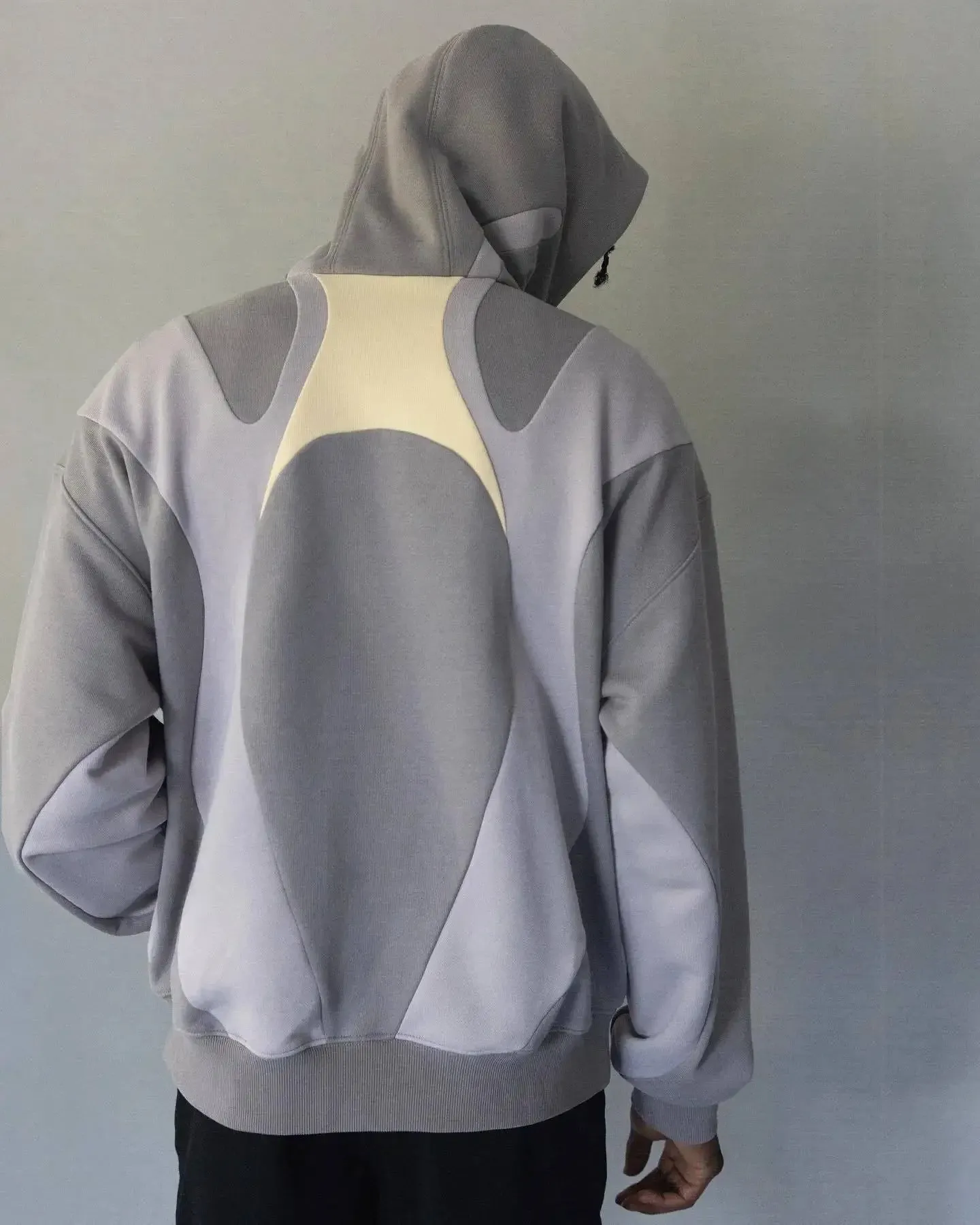New American Patchwork Irregular Harajuku Pullover Y2K Hoodie