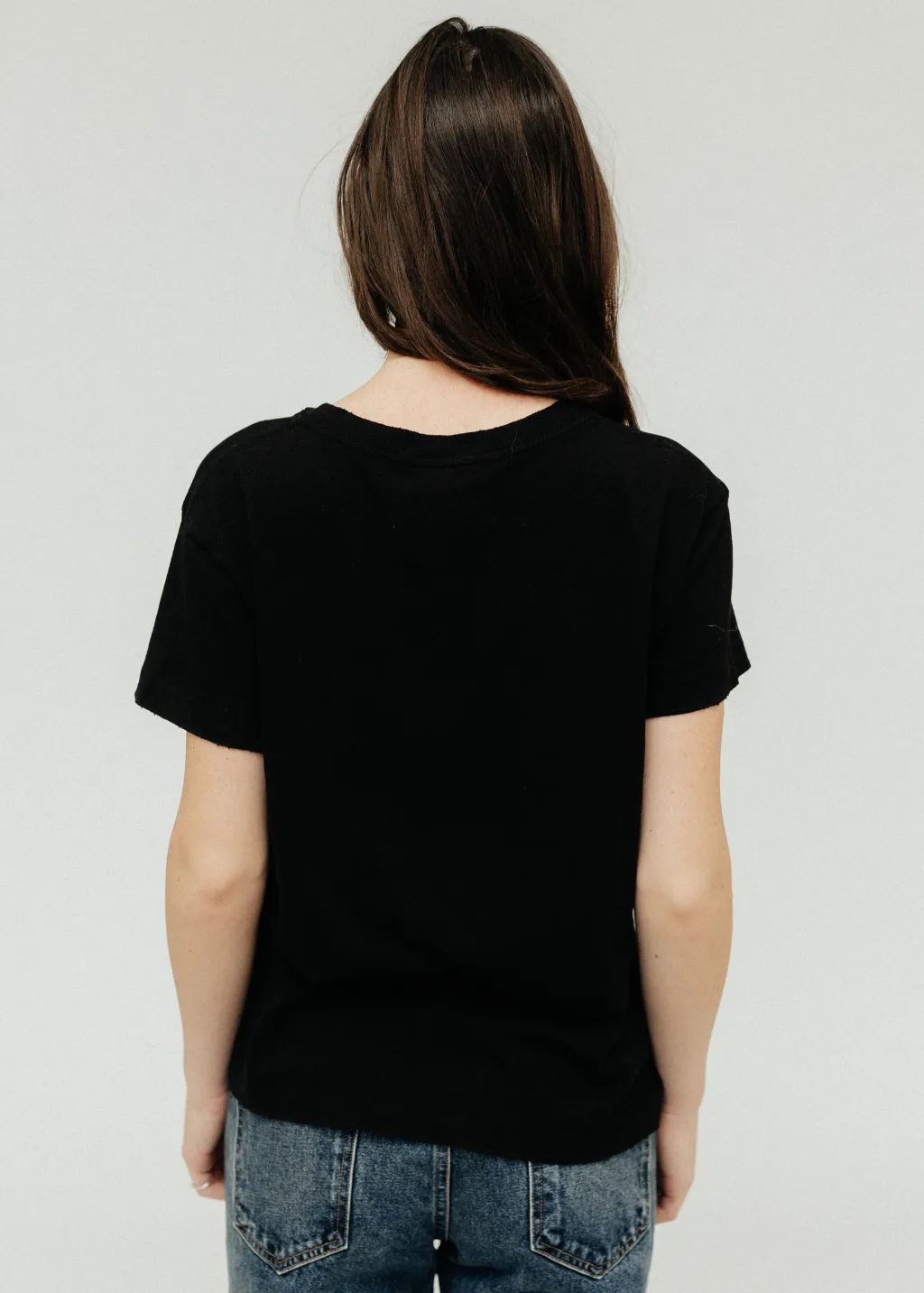 Nili Lotan Brady Tee in Black