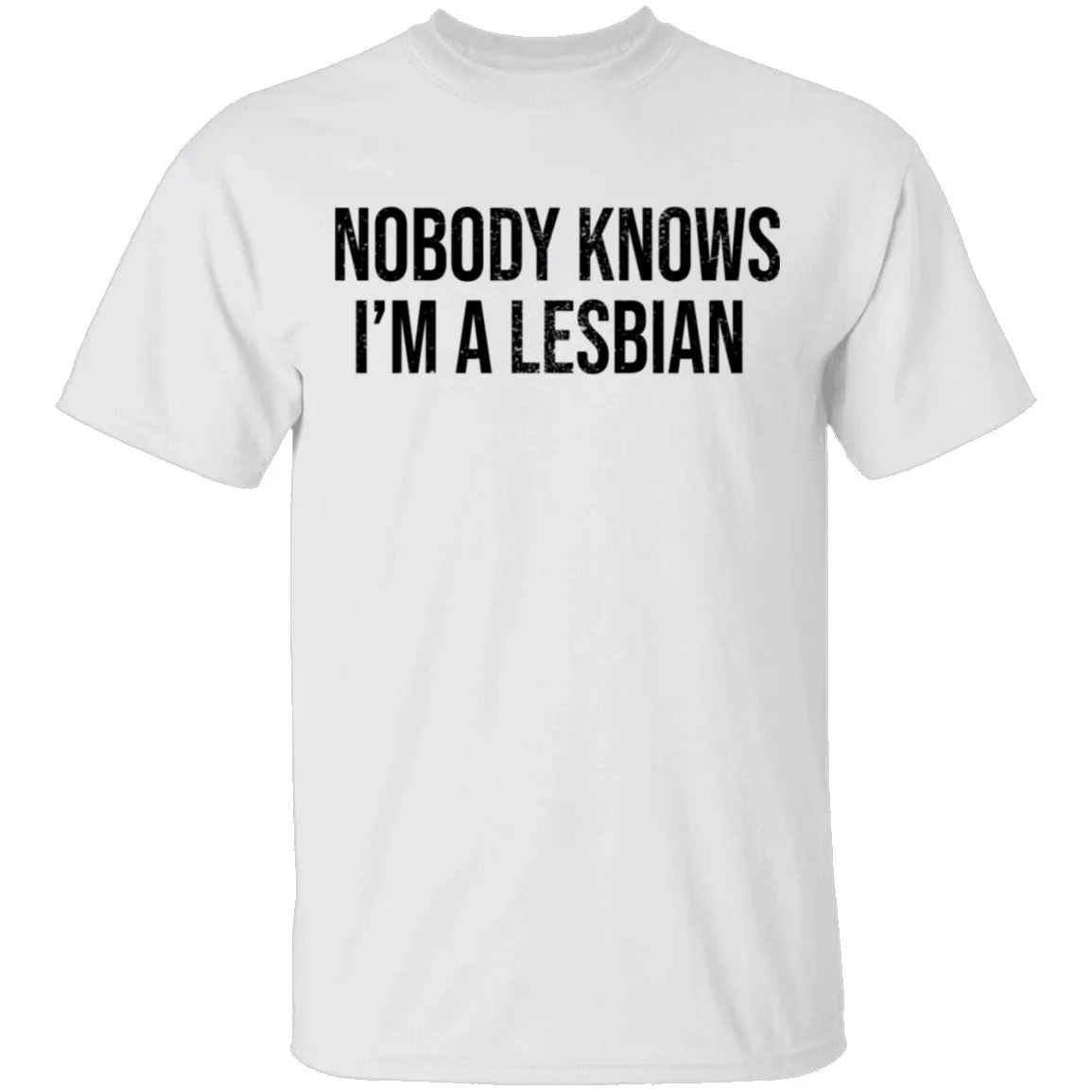 Nobody Knows I'm A Lesbian T-Shirt