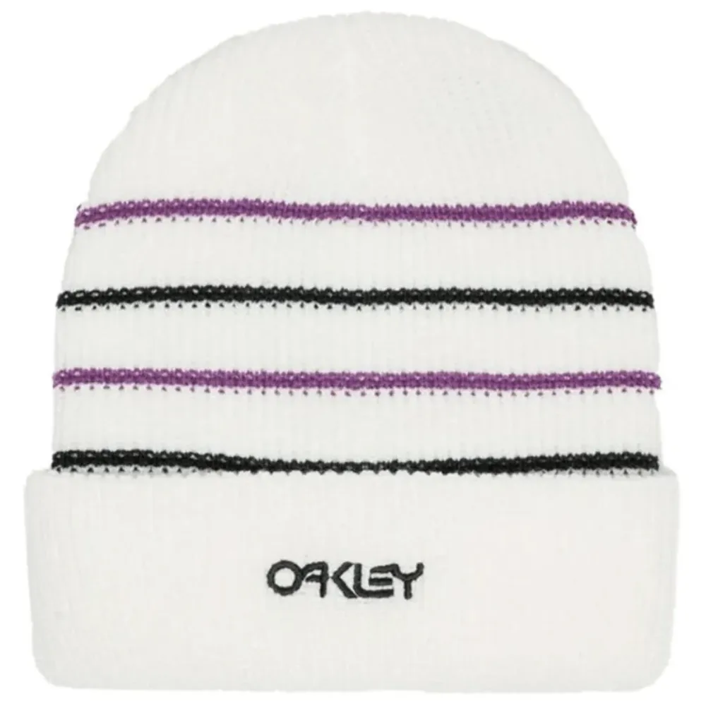 Oakley B1B Stripe Beanie - White
