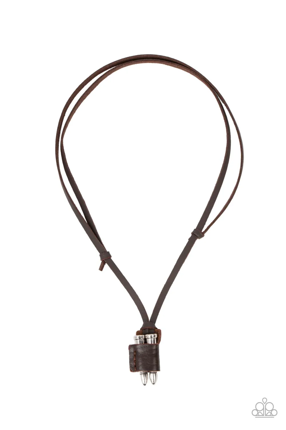 On the Lookout - Brown Necklace