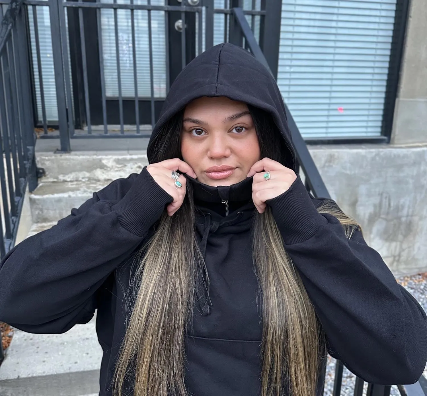 Organic Cotton Bow Hoodie