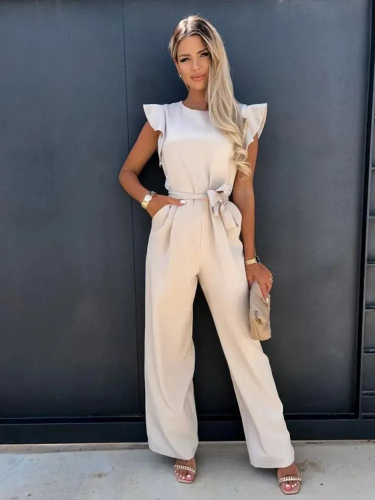 Otelia | Eleganter Jumpsuit mit weiten Beinen