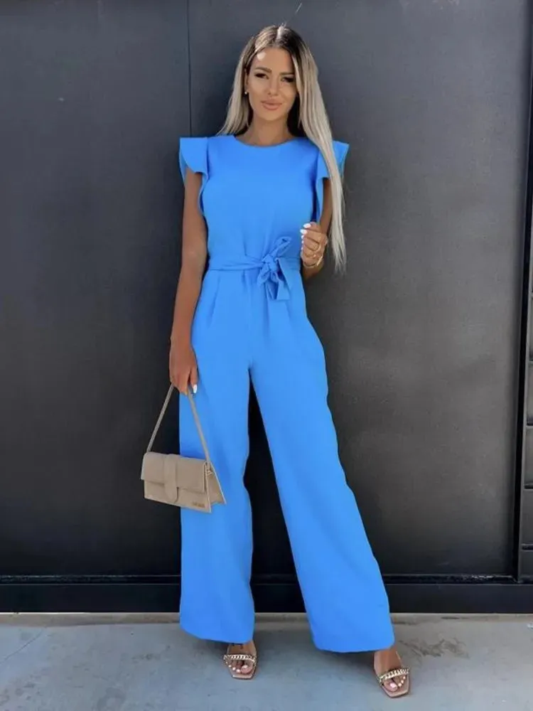 Otelia | Eleganter Jumpsuit mit weiten Beinen