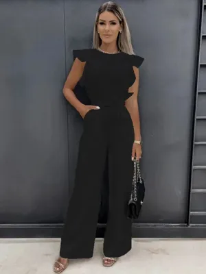 Otelia | Eleganter Jumpsuit mit weiten Beinen