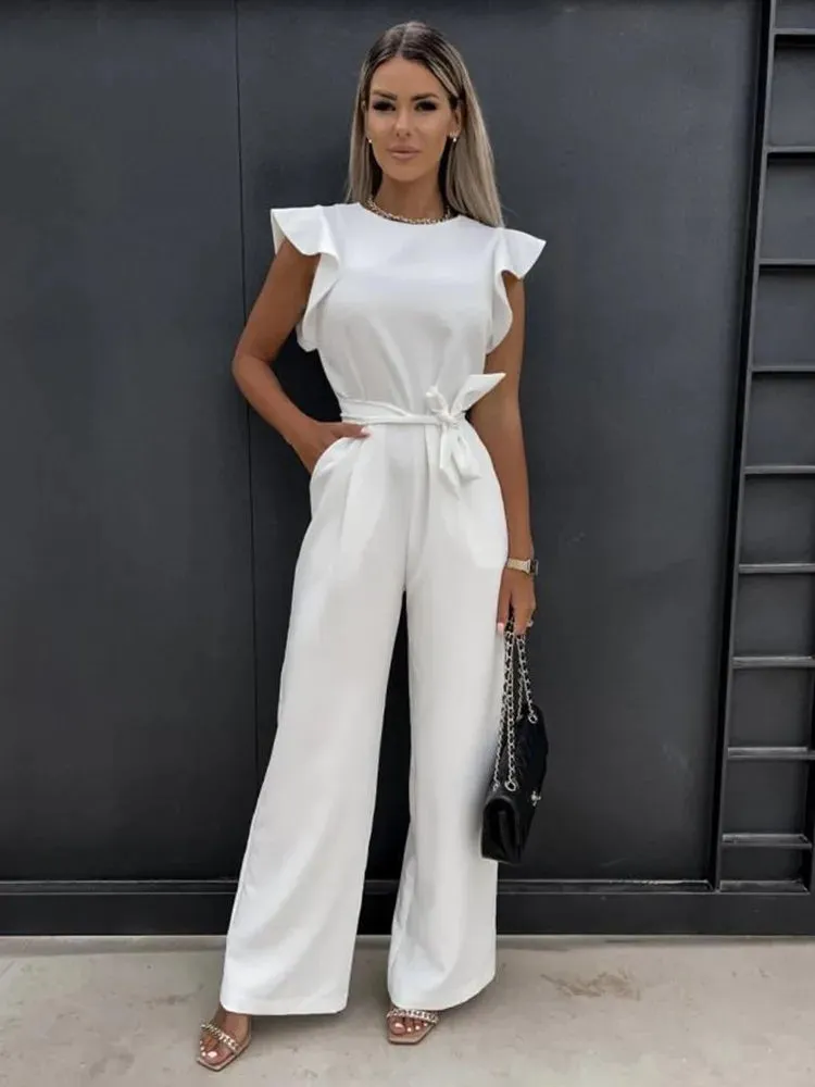 Otelia | Eleganter Jumpsuit mit weiten Beinen