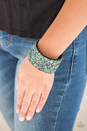 Paparazzi - Crush Rush - Green Urban Bracelet