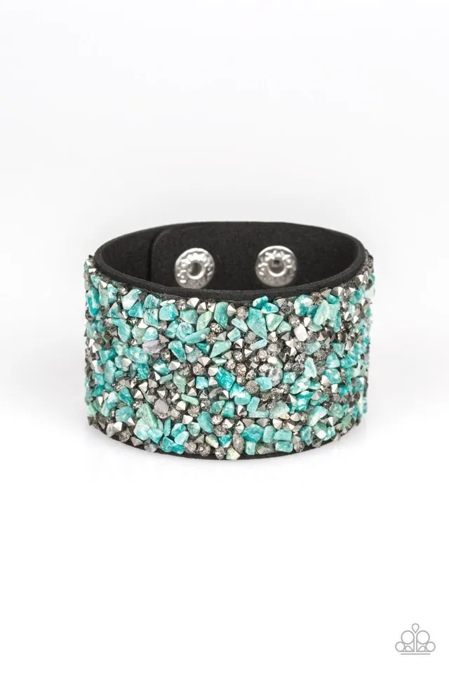 Paparazzi - Crush Rush - Green Urban Bracelet