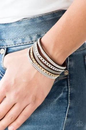 Paparazzi - Fashion Fiend - Brown Urban Bracelet