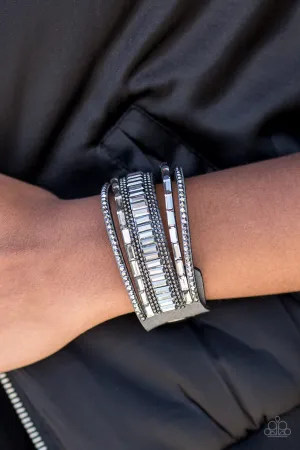 Paparazzi - Spectacular Shimmer - Silver Urban Bracelet