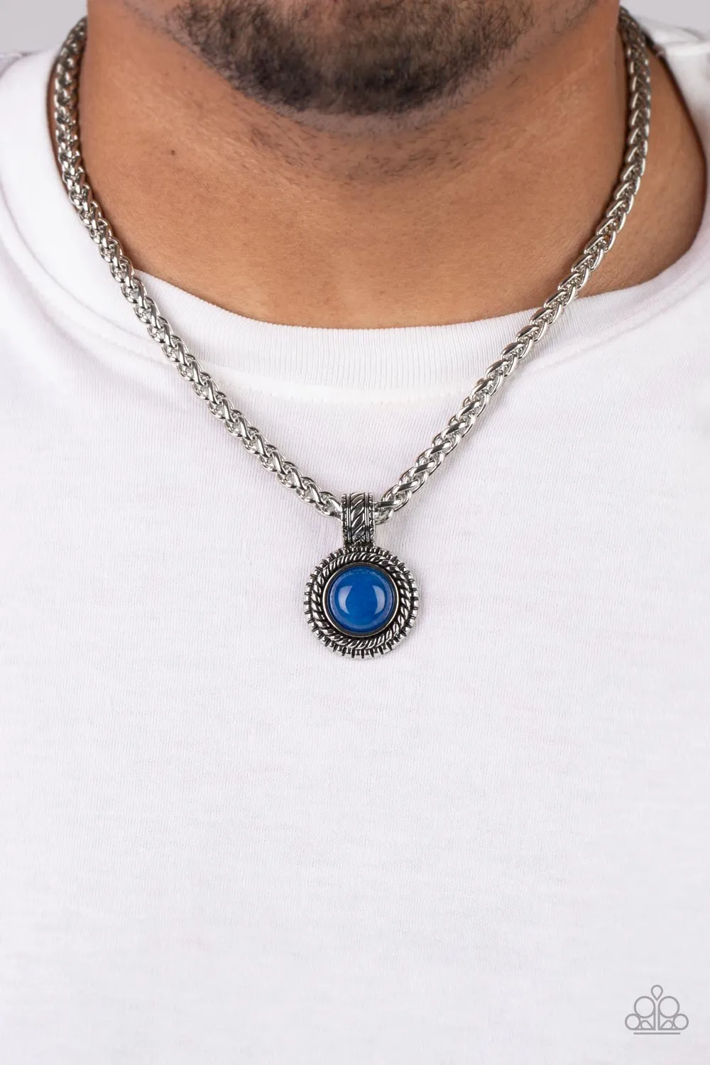 Pendant Dreams - Blue Necklace