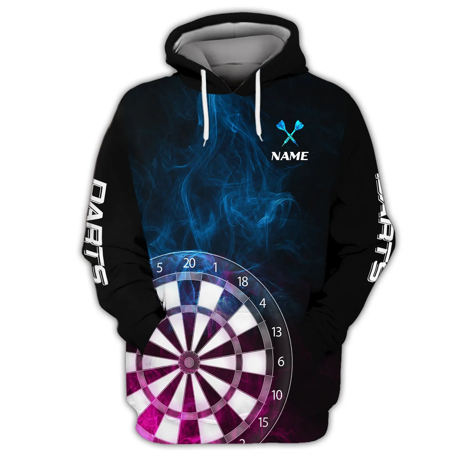 Personalized Name Darts Dark 3D Printed Shirts
