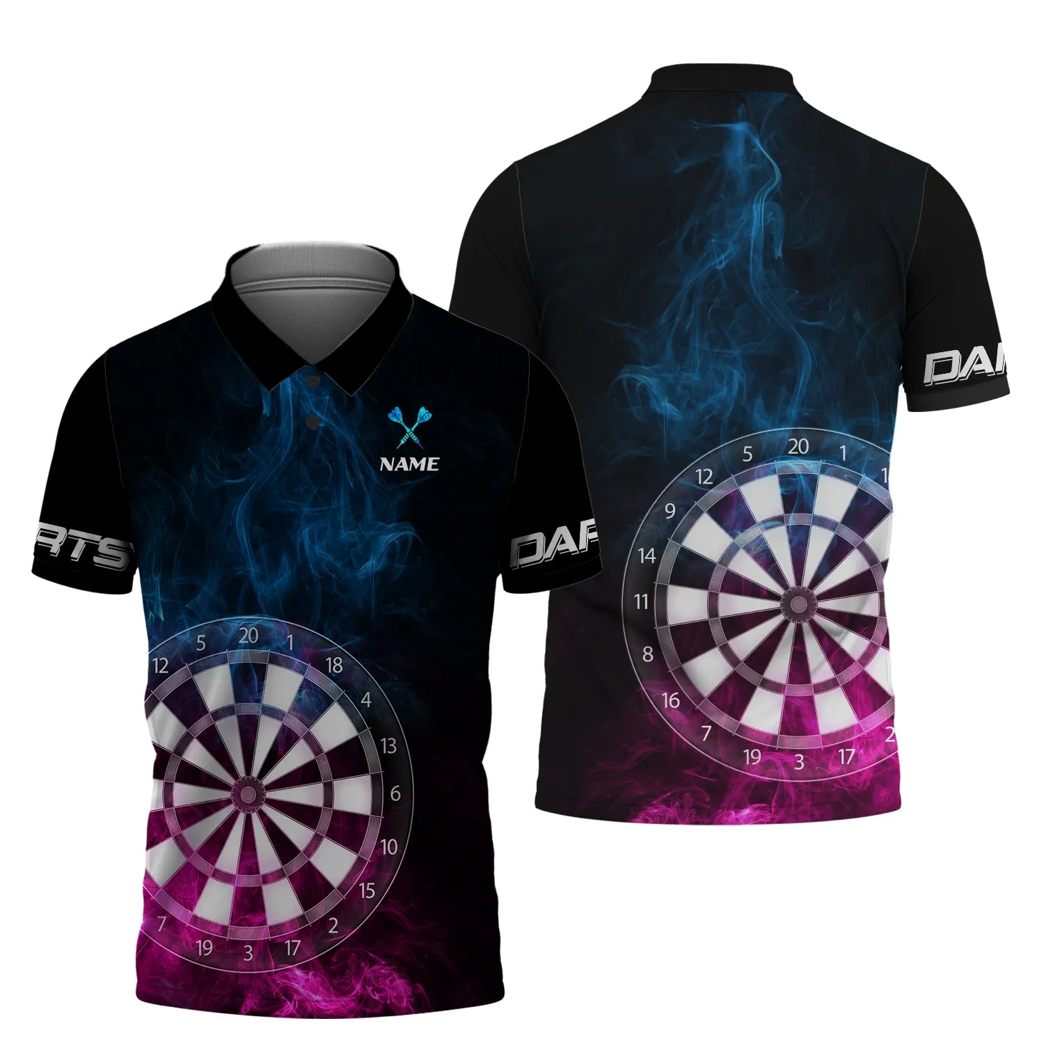 Personalized Name Darts Dark 3D Printed Shirts