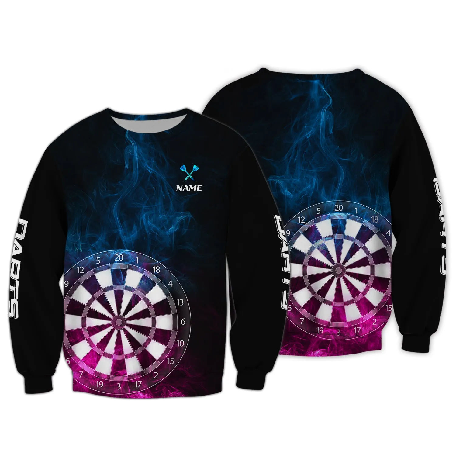 Personalized Name Darts Dark 3D Printed Shirts