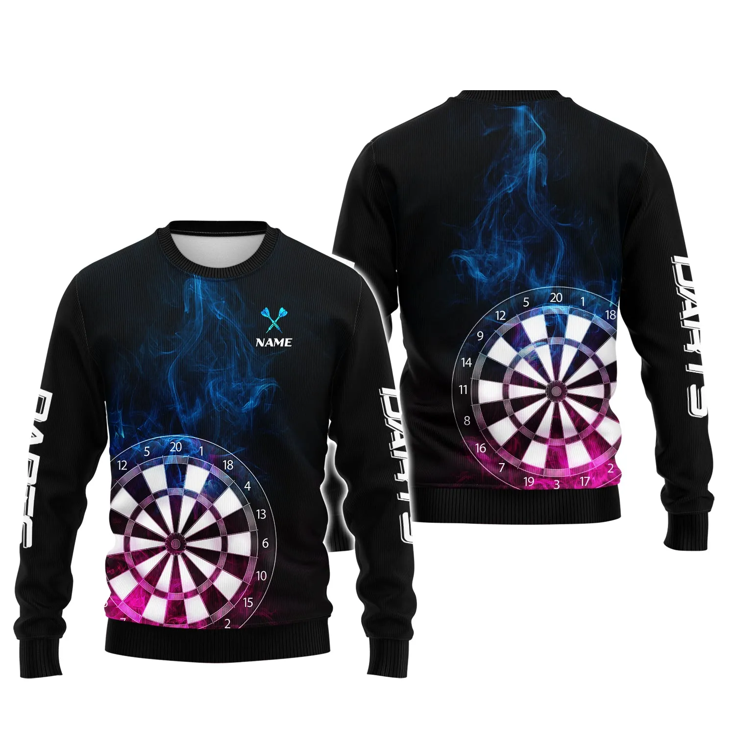 Personalized Name Darts Dark 3D Printed Shirts