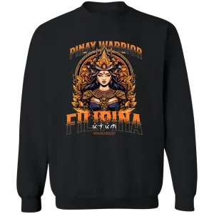 Pinay Warrior Filipina Unisex Crewneck Pullover Sweatshirt