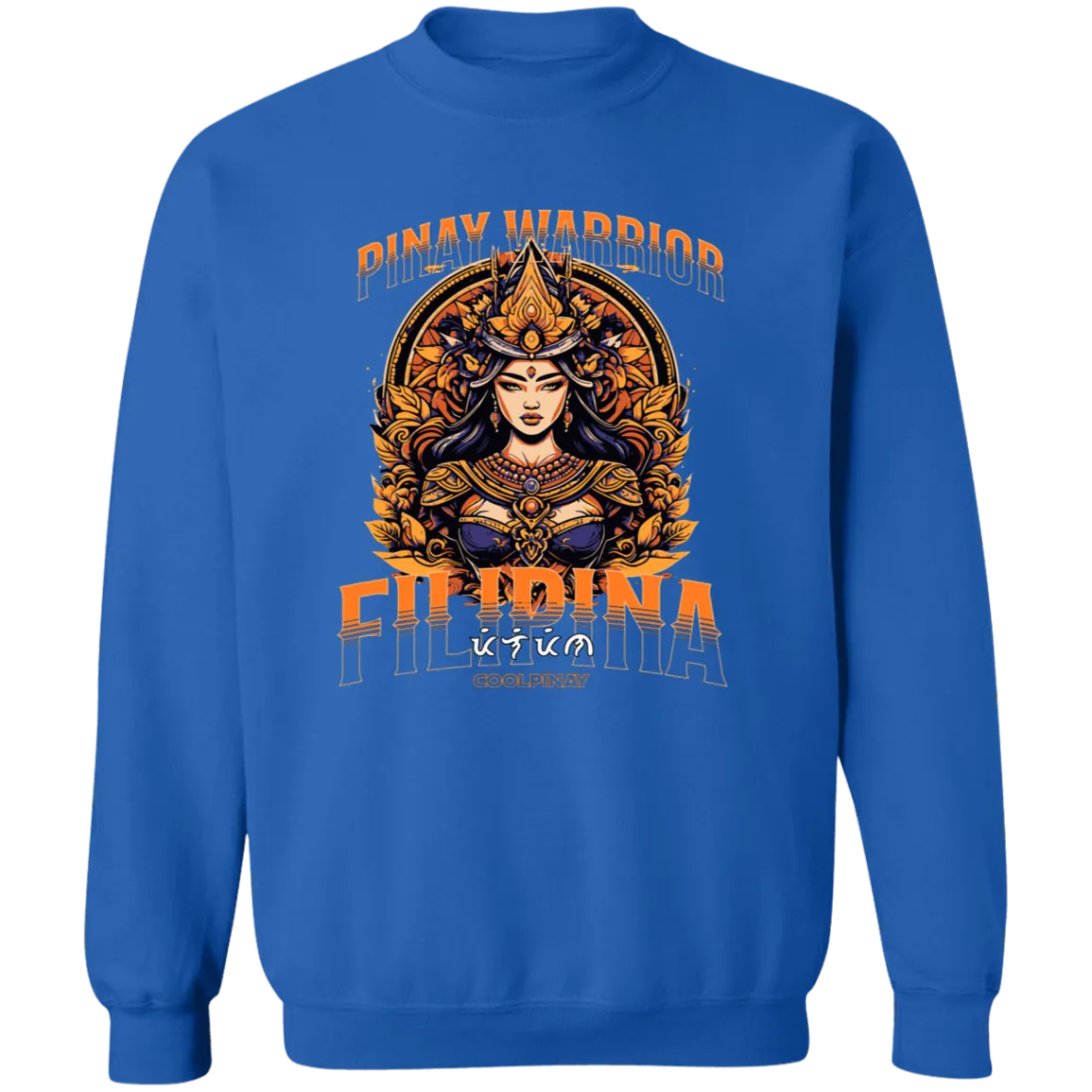 Pinay Warrior Filipina Unisex Crewneck Pullover Sweatshirt