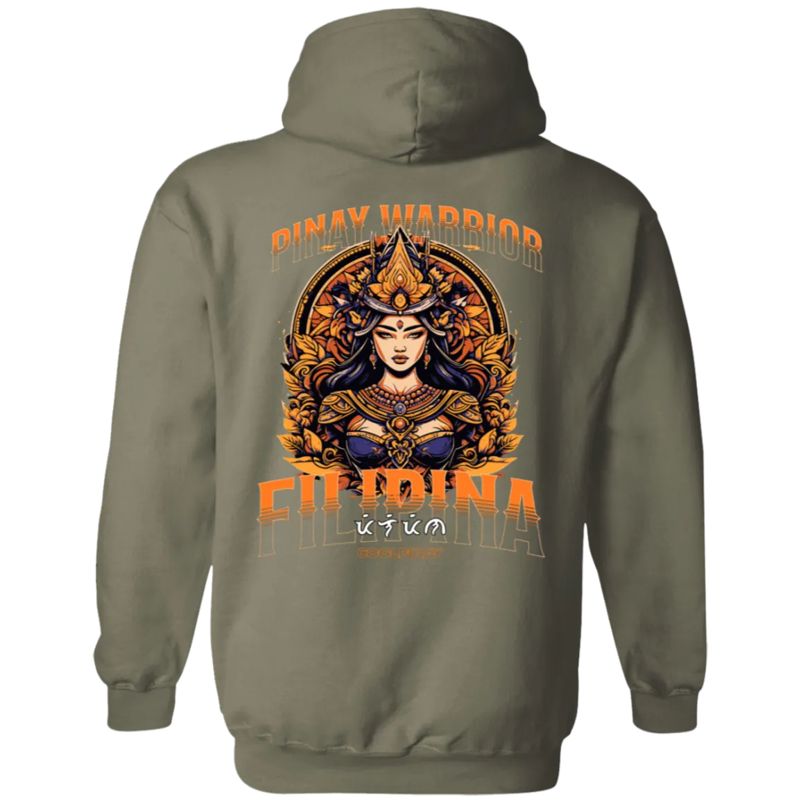 Pinay Warrior Filipina Unisex Pullover Hoodie