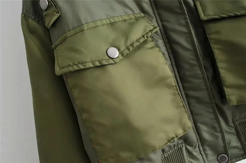 Premium Long Sleeve Zipper Bomber Jacket