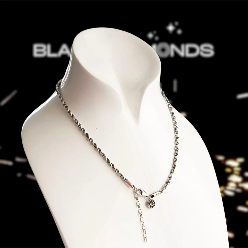 Punk Karma Wheel Wire-Cable Necklace
