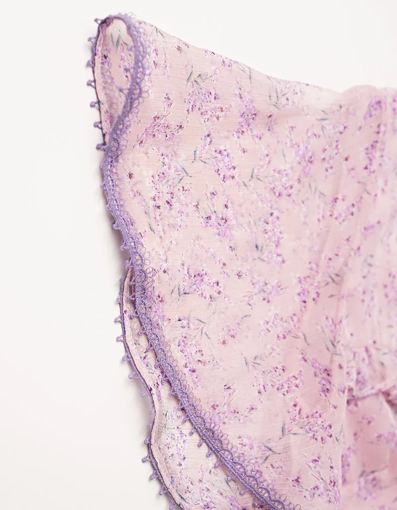 Purple Thin Qipao Cheongsam