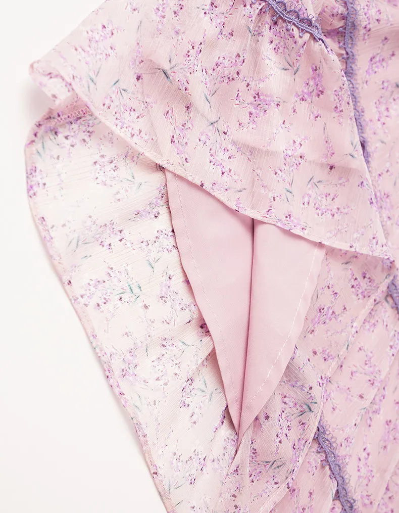 Purple Thin Qipao Cheongsam
