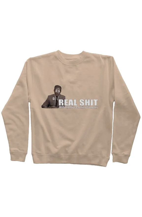 Real Shit- Pigment Dyed Crew Neck | Graphic Tee, Streetwear