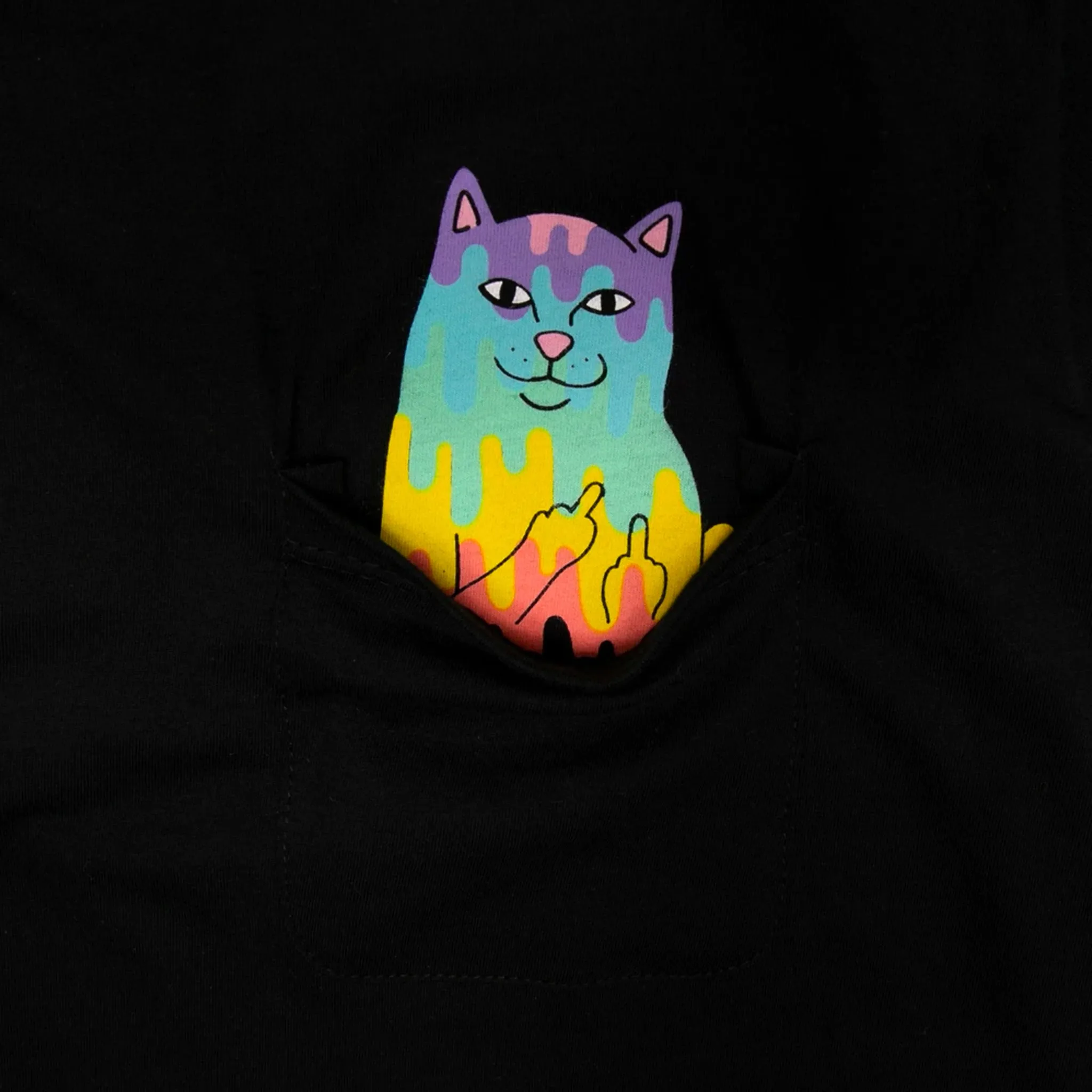 RIPNDIP Rainbow Road Pocket Tee