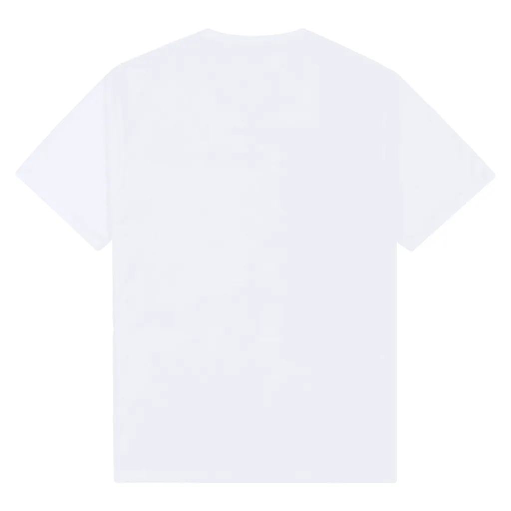 Rising swirl equi-tee - White