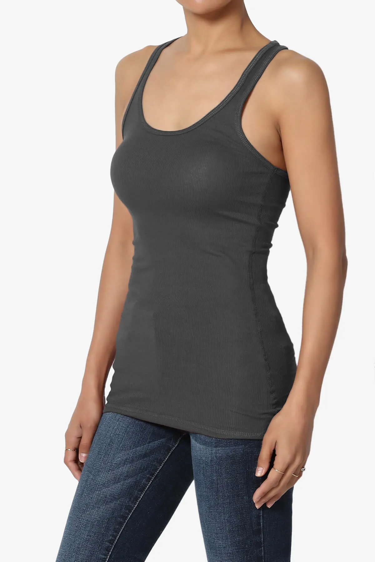 Roxie Racerback Ribbed Tank Top PLUS