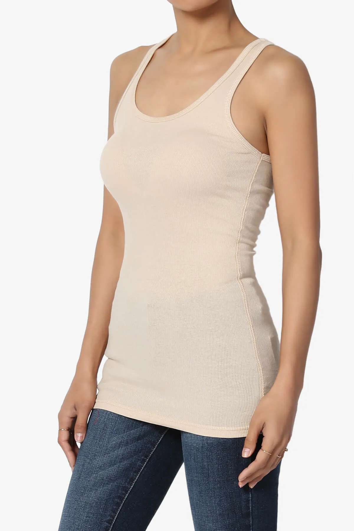 Roxie Racerback Ribbed Tank Top PLUS