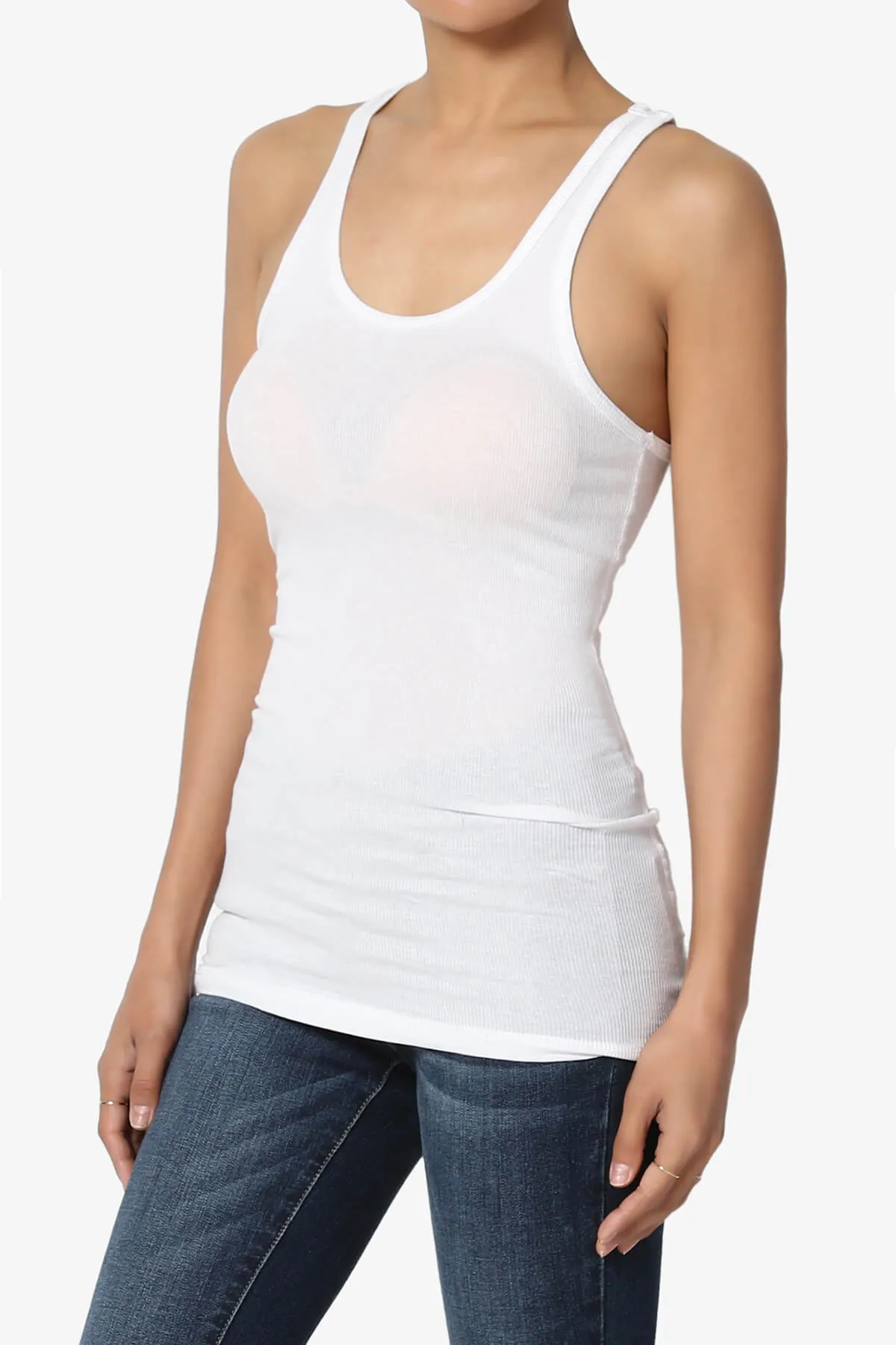 Roxie Racerback Ribbed Tank Top PLUS