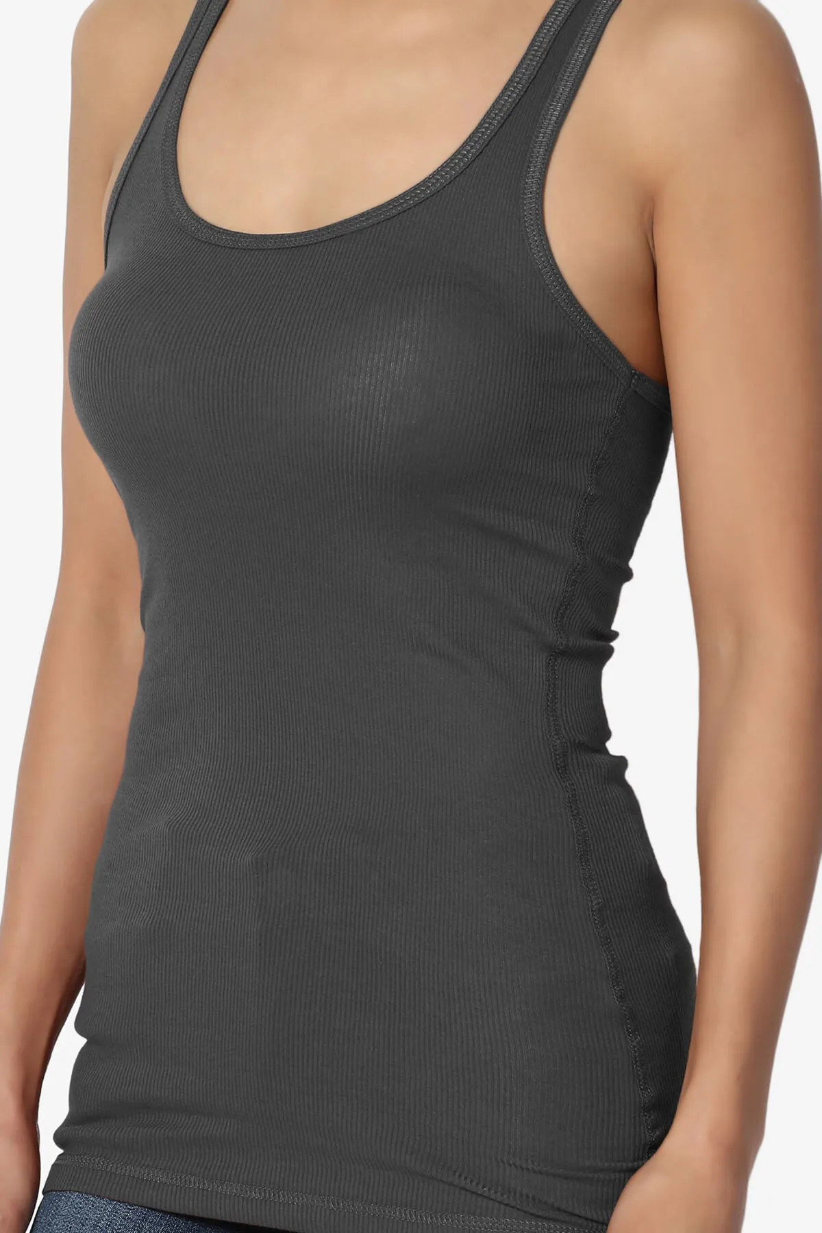 Roxie Racerback Ribbed Tank Top PLUS