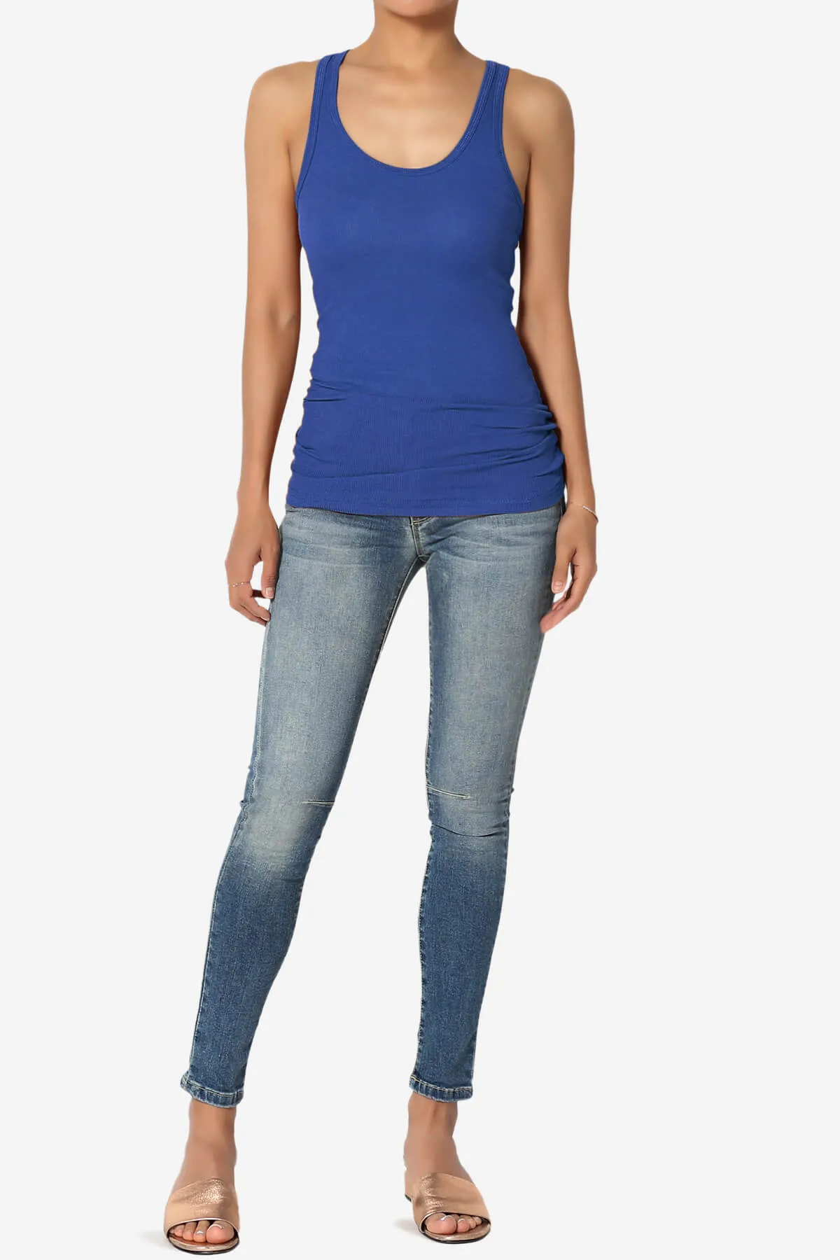 Roxie Racerback Ribbed Tank Top PLUS
