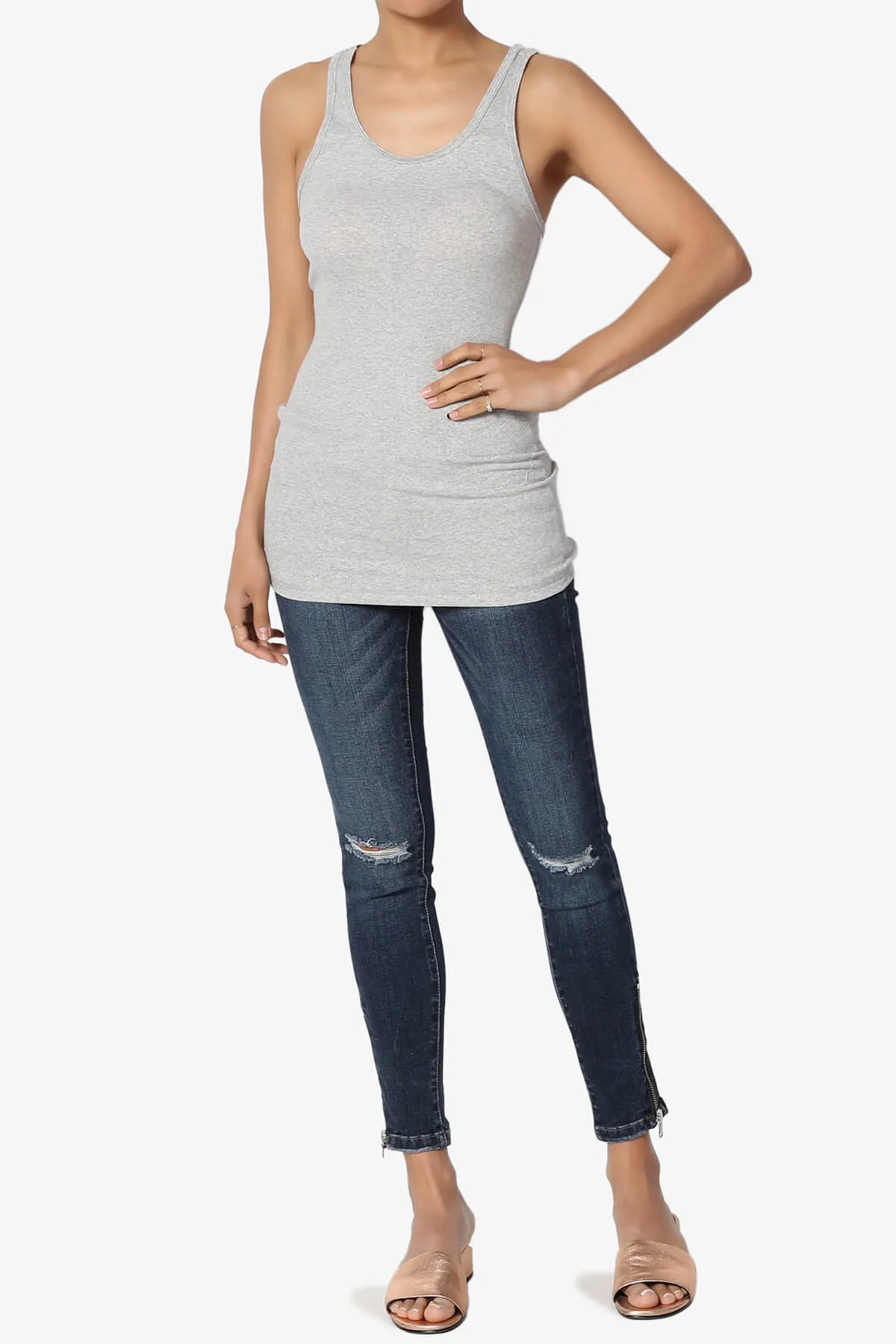Roxie Racerback Ribbed Tank Top