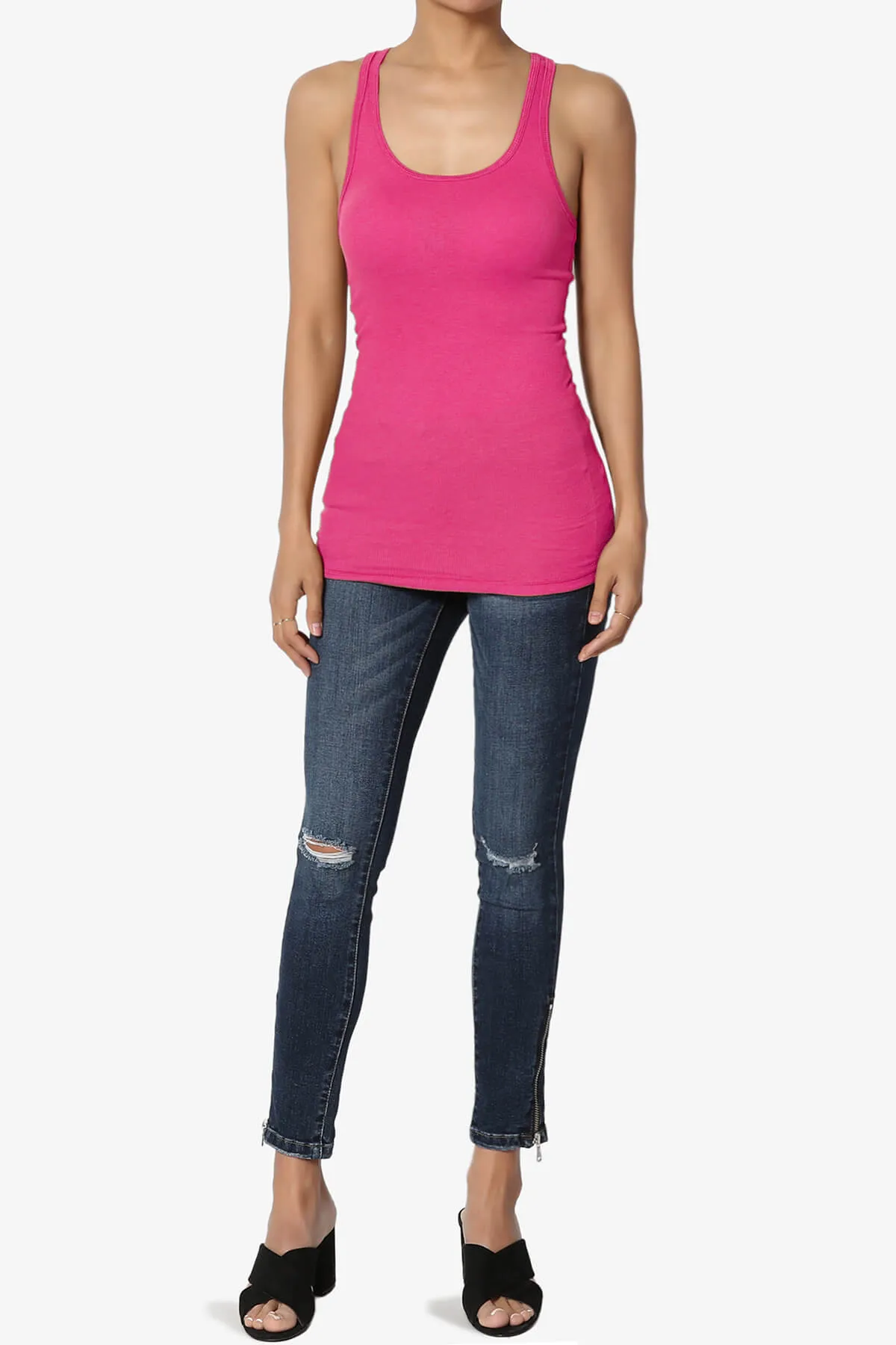 Roxie Racerback Ribbed Tank Top