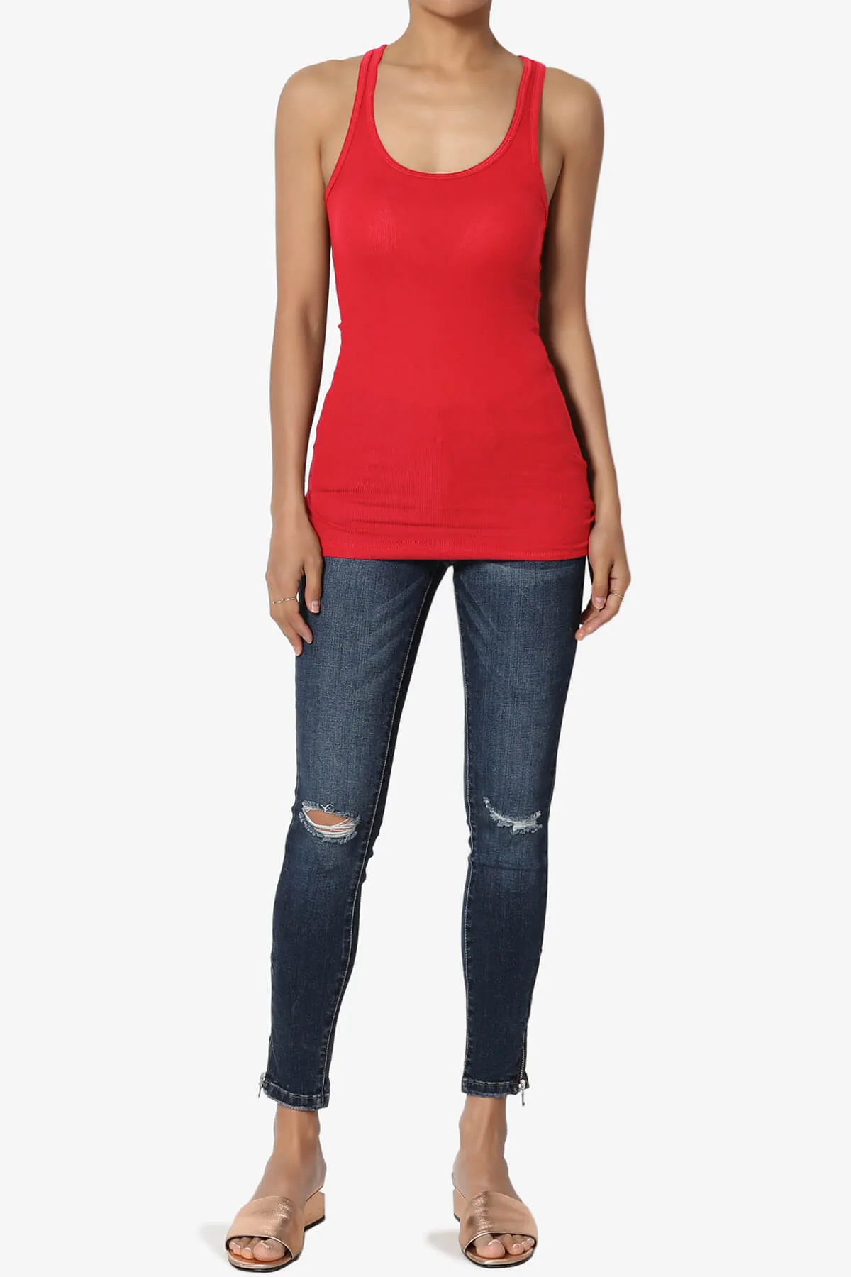Roxie Racerback Ribbed Tank Top