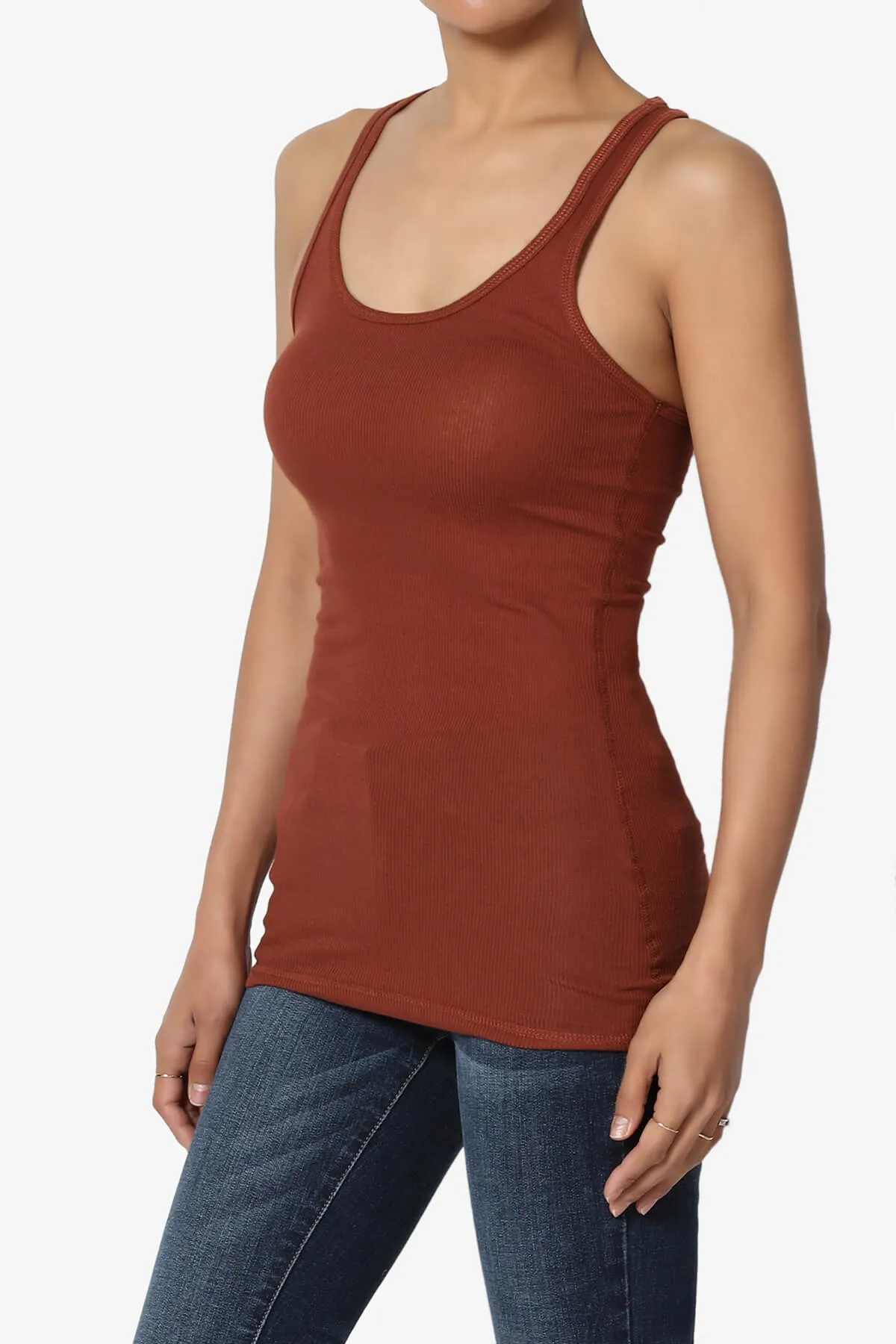 Roxie Racerback Ribbed Tank Top