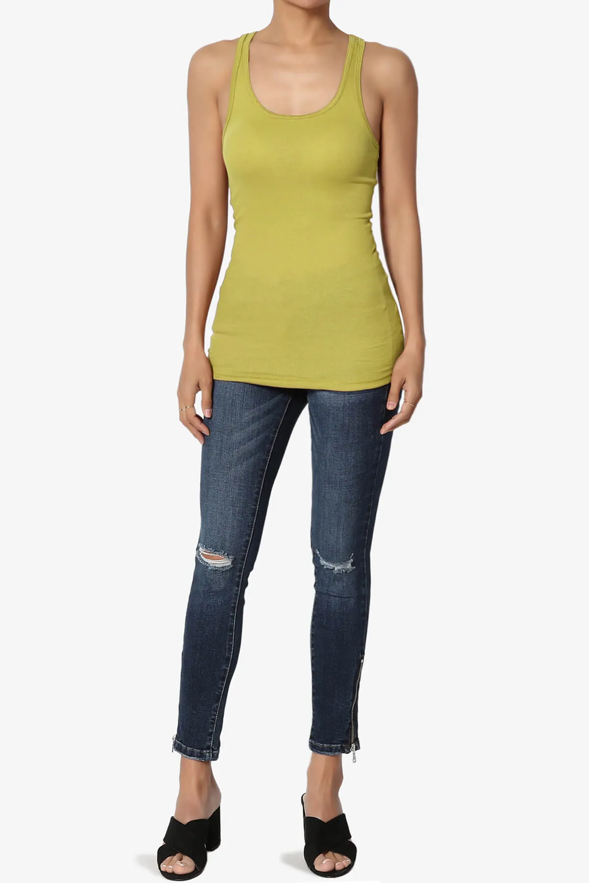 Roxie Racerback Ribbed Tank Top