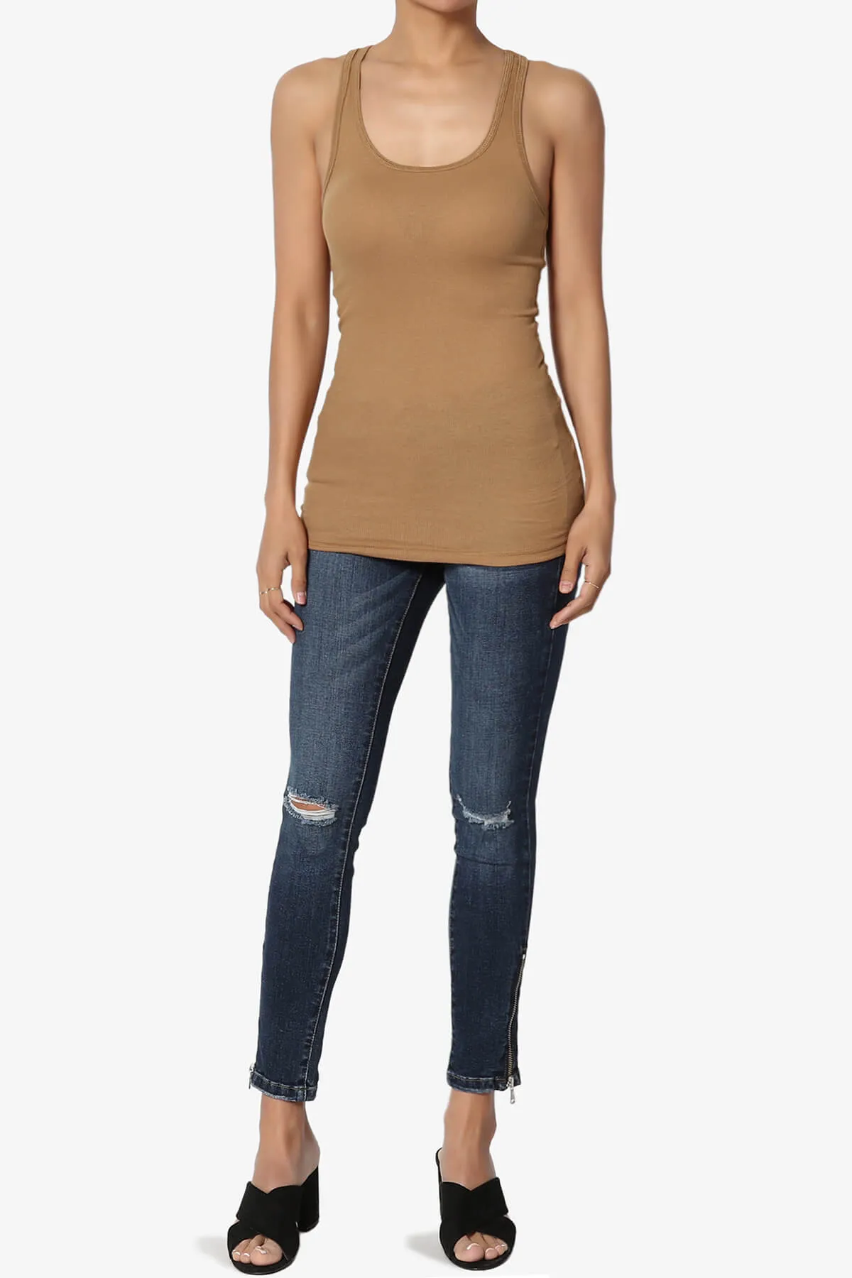 Roxie Racerback Ribbed Tank Top